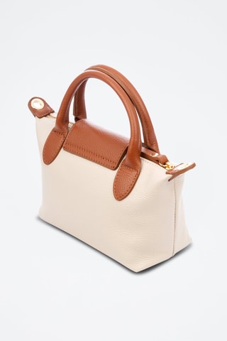 Sac à main en cuir - Beige