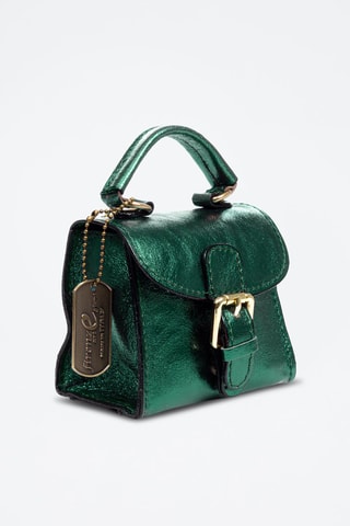 Sac à main métallisé en cuir Annicco - Vert