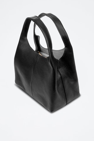 Sac à main et pochette en cuir Barasso - Noir