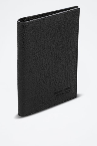 Portefeuille en cuir Azzano - Noir