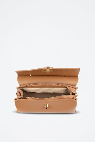 Sac à main en cuir Balestrino - Doré et gris