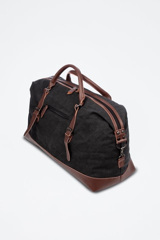 Saco de viagem Barbariga - Preto  - Preto e castanho