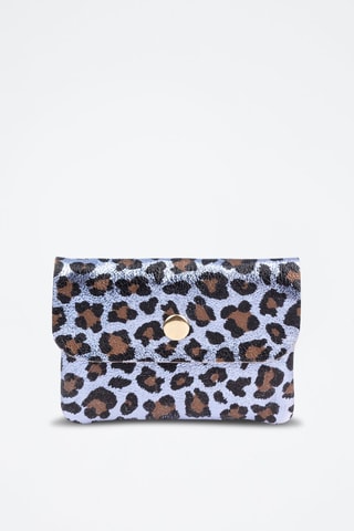 Porte-monnaie en cuir - Gris