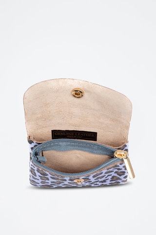 Porte-monnaie en cuir - Gris