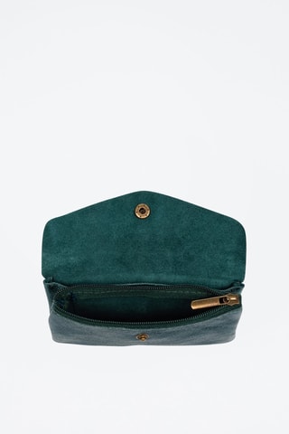 Pochette en cuir - Vert