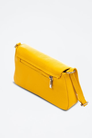 Sac bandoulière en cuir Arcade - Jaune