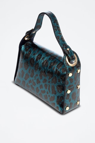 Sac à main en nubuck - Bleu