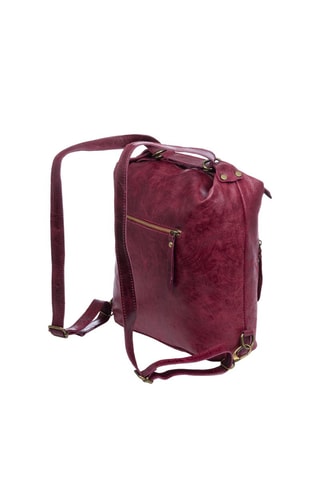 Sac bandoulière en cuir - Rouge