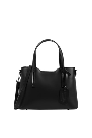 Mala shopper em couro Preto - 