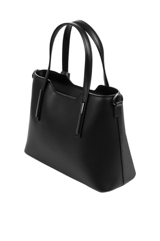 Mala shopper em couro Preto - 