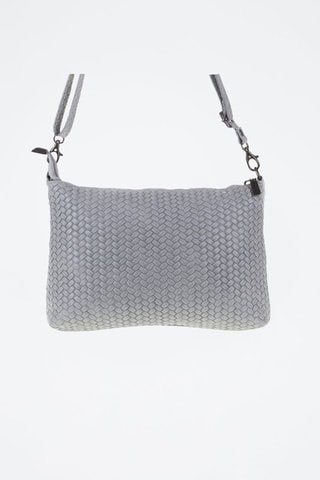 Sac bandoulière en cuir Genova - Gris