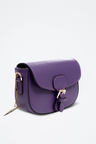 Sac bandoulière en cuir - Violet