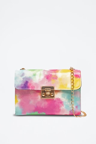 Sac bandoulière - Vert et rose