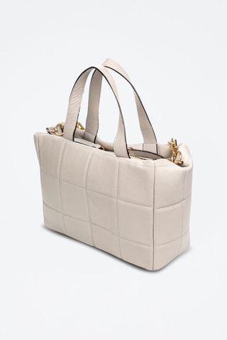 Sac à main en cuir Anzi - Gris