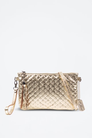 Sac bandoulière en nubuck Oleggio - Doré