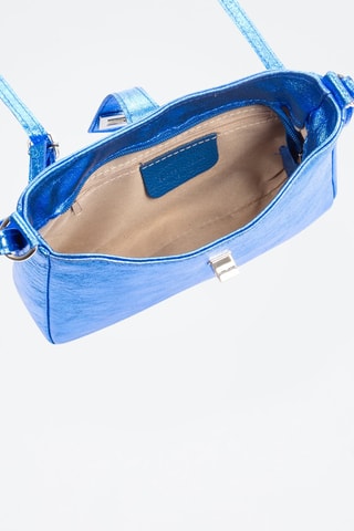 Sac porté épaule en nubuck Arsoli - Bleu