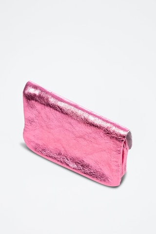 Porte-monnaie en cuir - Rose et gris