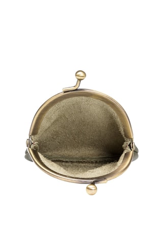 Porte-monnaie en cuir - Vert