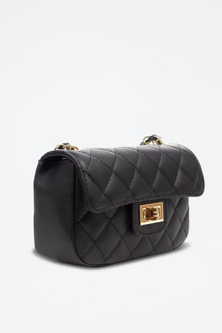 Sac bandoulière en cuir Arcola - Noir