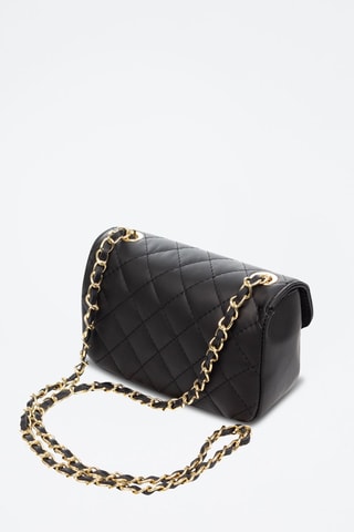 Sac bandoulière en cuir Arcola - Noir