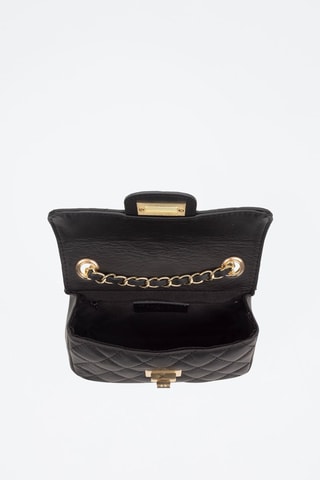 Sac bandoulière en cuir Arcola - Noir