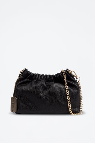 Sac bandoulière en cuir Ascea - Noir