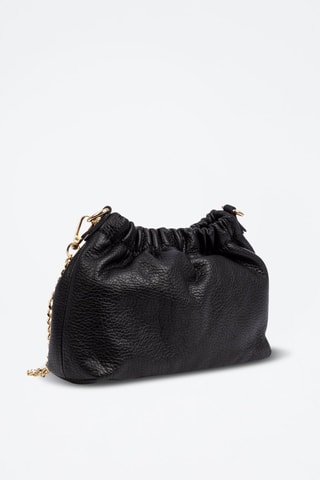 Sac bandoulière en cuir Ascea - Noir