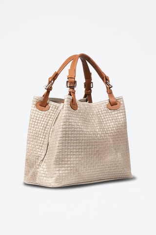 Sac à main en cuir - Gris