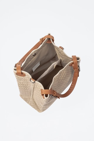 Sac à main en cuir - Gris