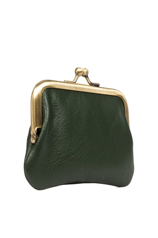 Porte-monnaie en cuir - Vert