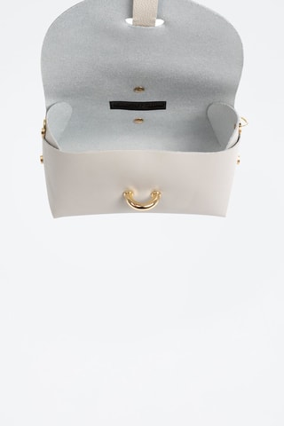 Sac bandoulière en cuir Aurora - Gris