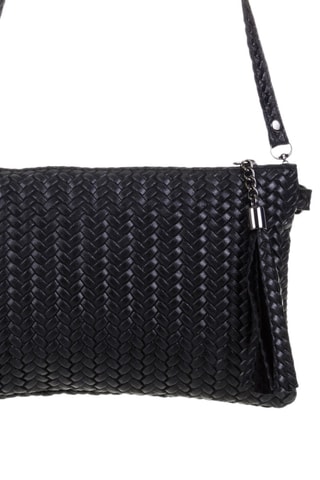 Sac bandoulière en cuir Oleggio - Noir