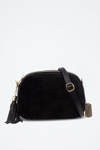 Sac bandoulière en cuir - Noir