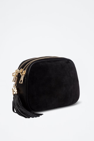 Sac bandoulière en cuir - Noir