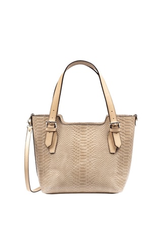 Mala shopper em couro - Toupeira - 