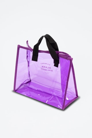 Cabas Zeme - Noir et violet