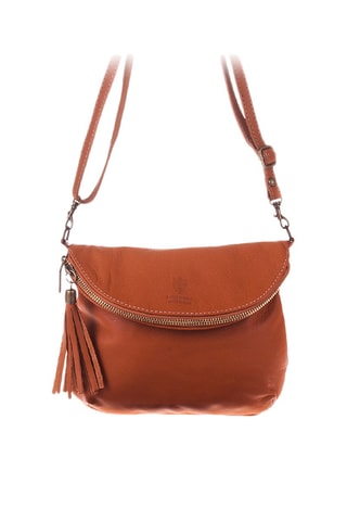 Sac bandoulière en cuir Ancona - Marron