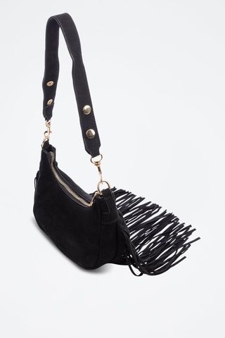 Mala de ombro em couro Ateleta - Preto - 