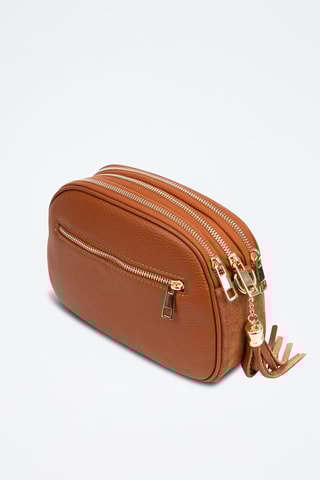 Sac bandoulière en cuir - Marron