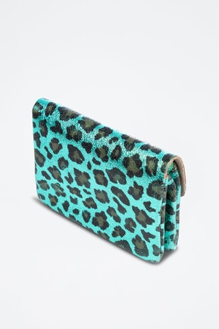 Porte-monnaie en cuir - Bleu