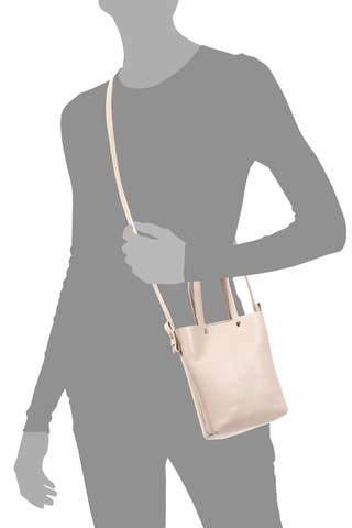 Mala cabaz em couro Bege - Fi - 