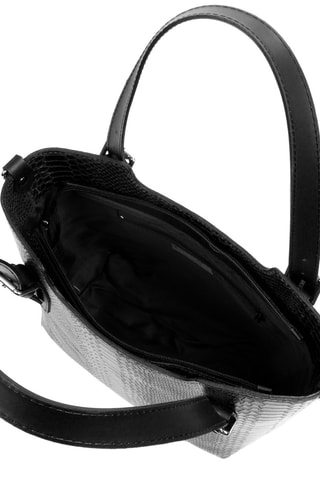 Mala cabaz em couro Preto - 