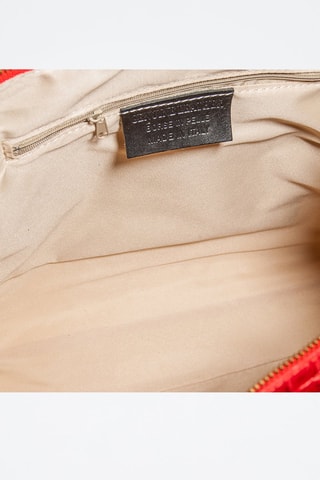 Sac à main en nubuck Anacapri - Rouge