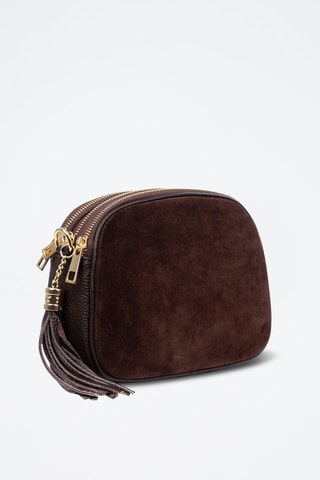 Sac bandoulière en cuir - Marron