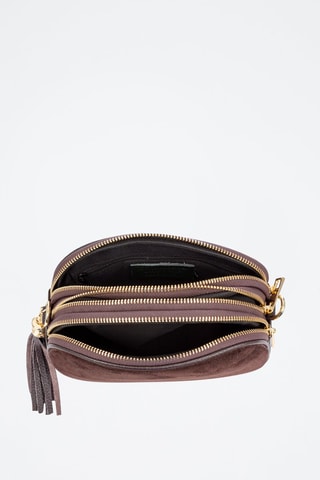 Sac bandoulière en cuir - Marron