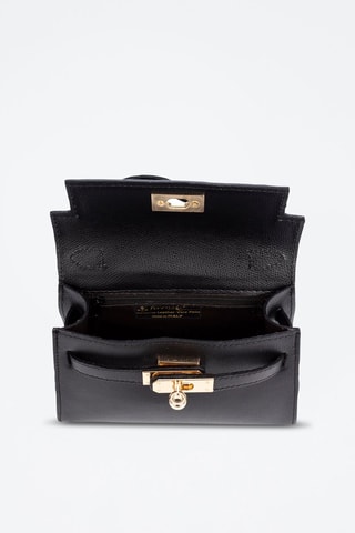 Sac à main en cuir Asciano - Noir