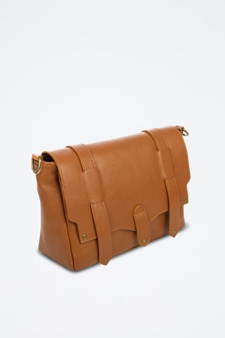 Sac bandoulière en cuir Aviatico - Marron