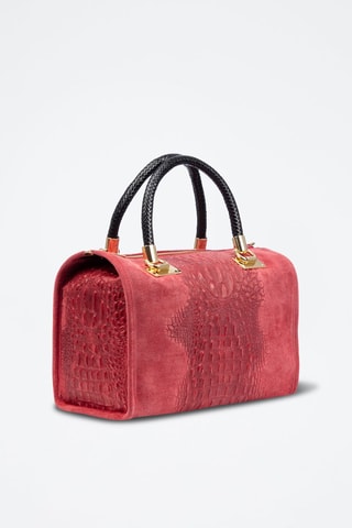 Sac à main en cuir - Rouge clair
