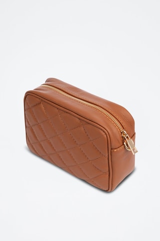 Sac bandoulière en cuir  Firenze Artegiani - Marron foncé