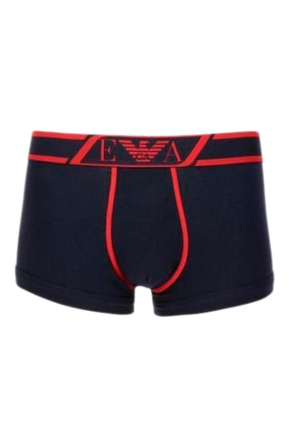 Boxer Bleu marine et rouge